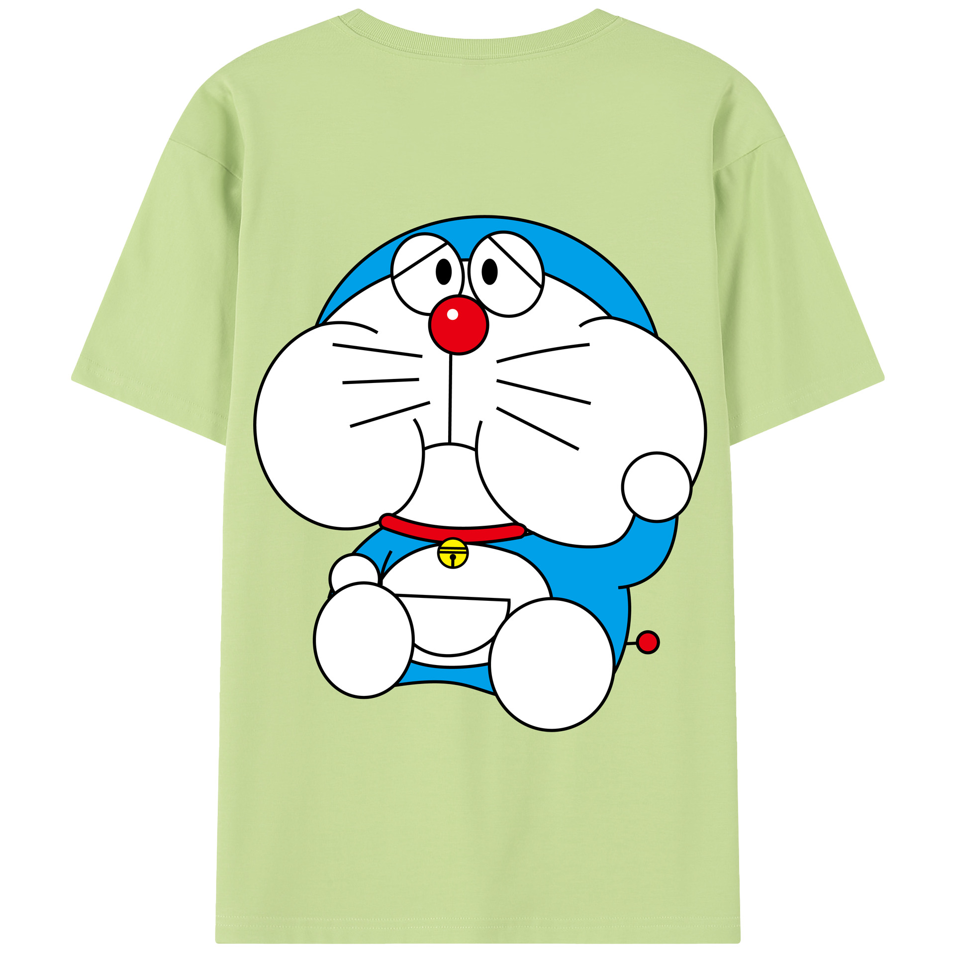 （画像用） ドラえもん Doraemon 綿100％半袖Tシャツ（背面プリント）